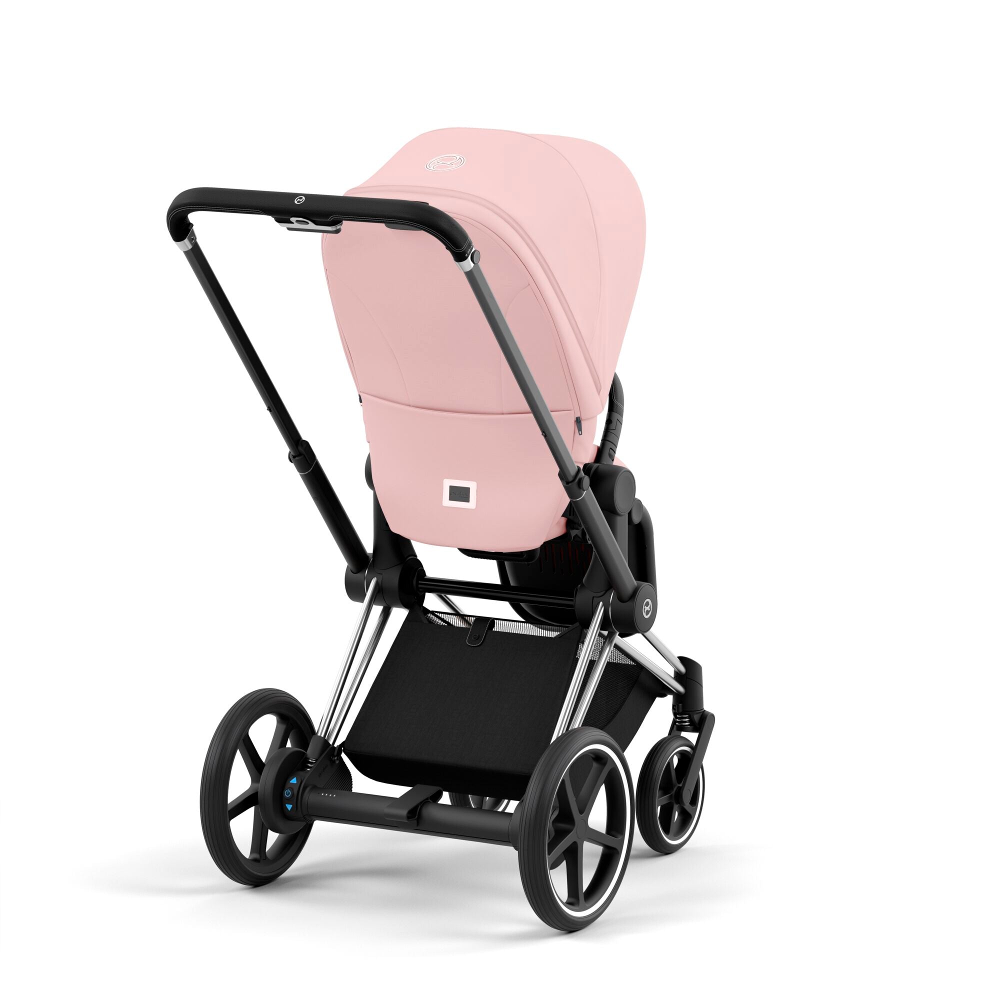 Kinderwagen Set CYBEX e-Priam Platinum Chrome Black