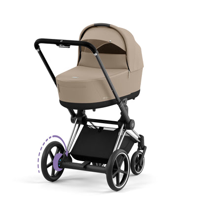 Kinderwagen Set CYBEX e-Priam Platinum Chrome Black