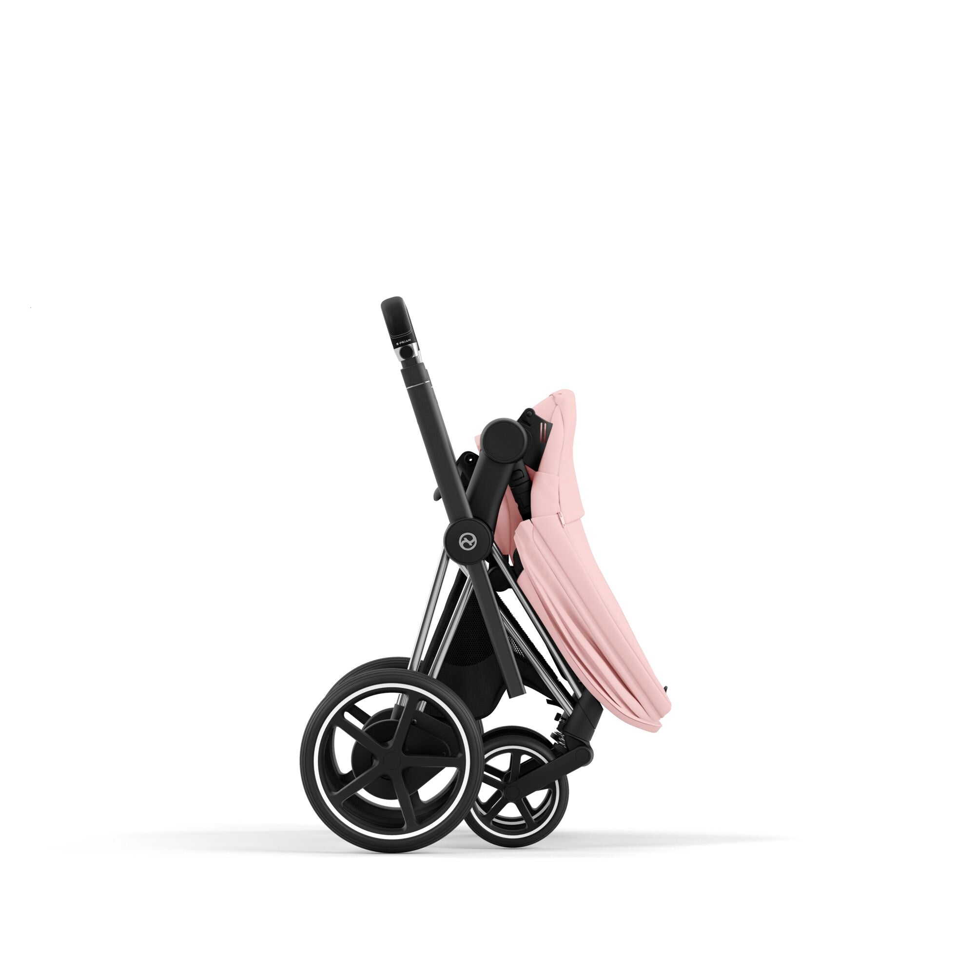 Kinderwagen Set CYBEX e-Priam Platinum Chrome Black