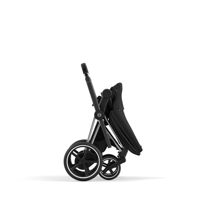 Kinderwagen Set CYBEX e-Priam Platinum Chrome Black