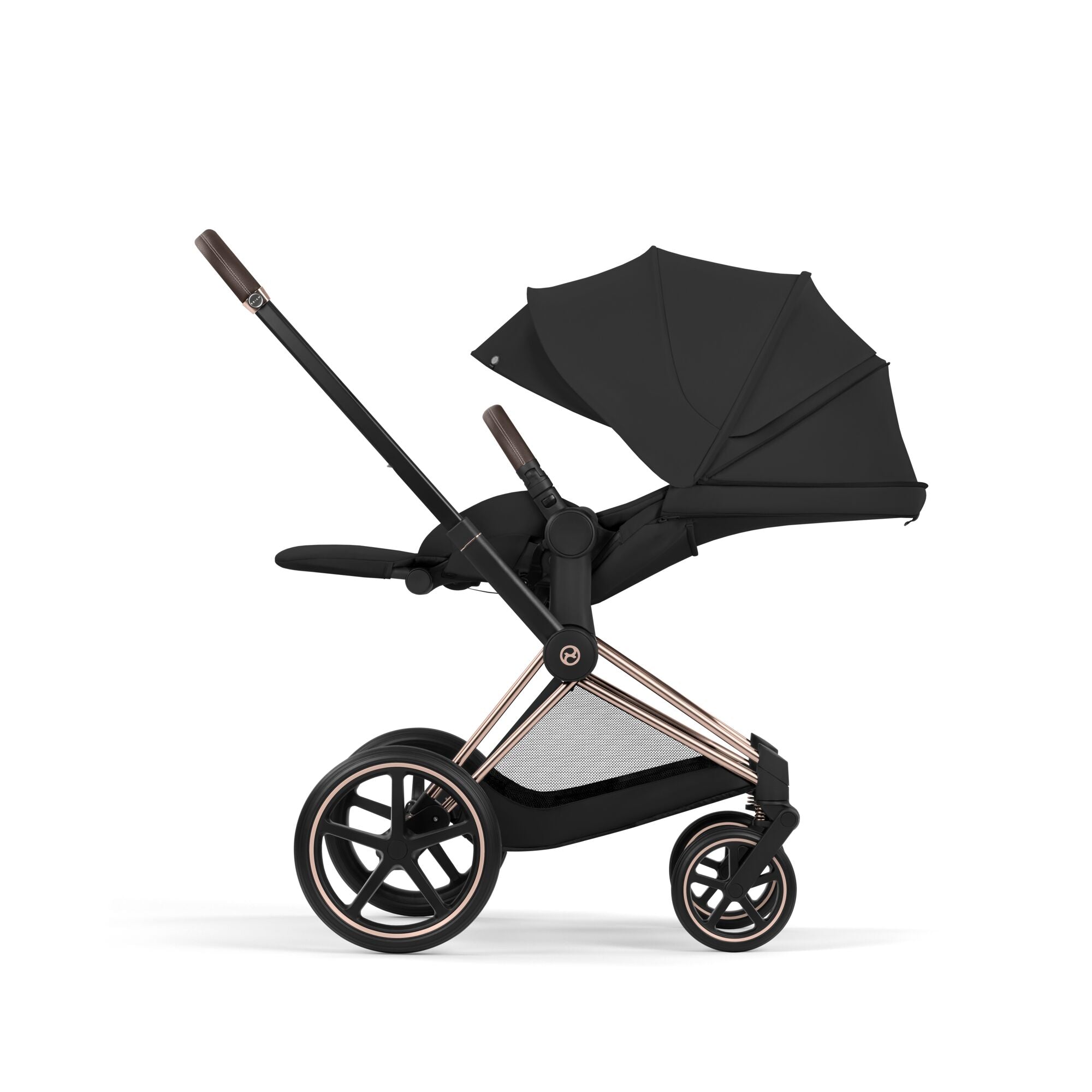 Cybex PRIAM COMFORT Kombi-Kinderwagen rosegold / sepia black