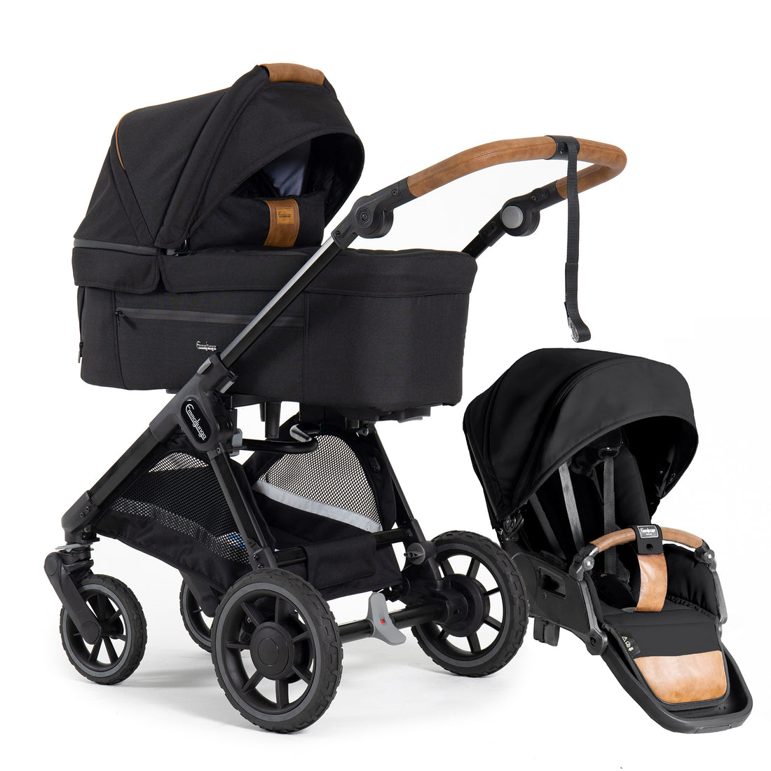 Kombi-Kinderwagen SENTO FLAT+ Outdoor Black