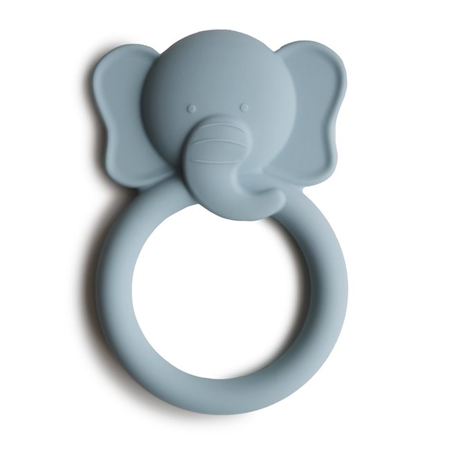 Beißring / Greifling aus Silikon Elefant cloud