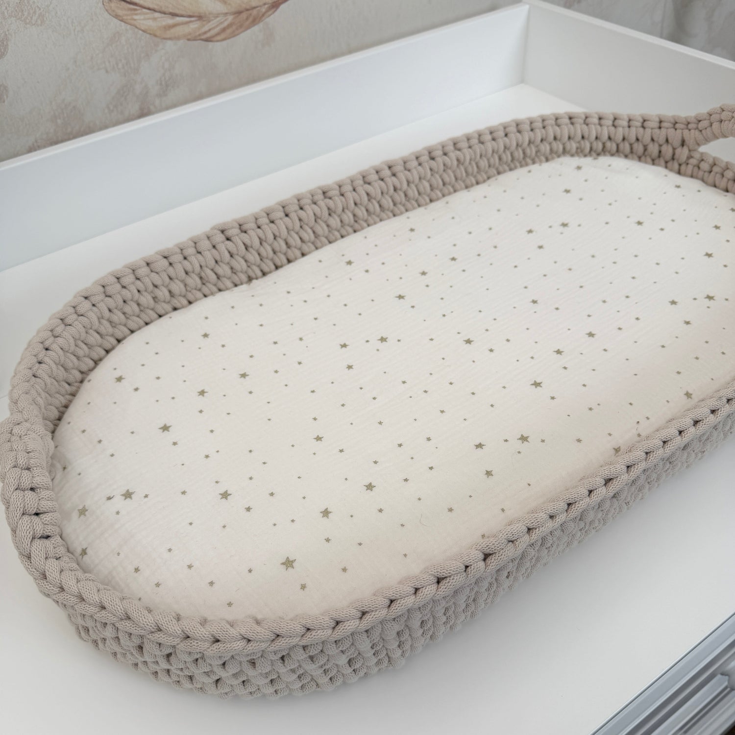 Geflochtener Wickelkorb