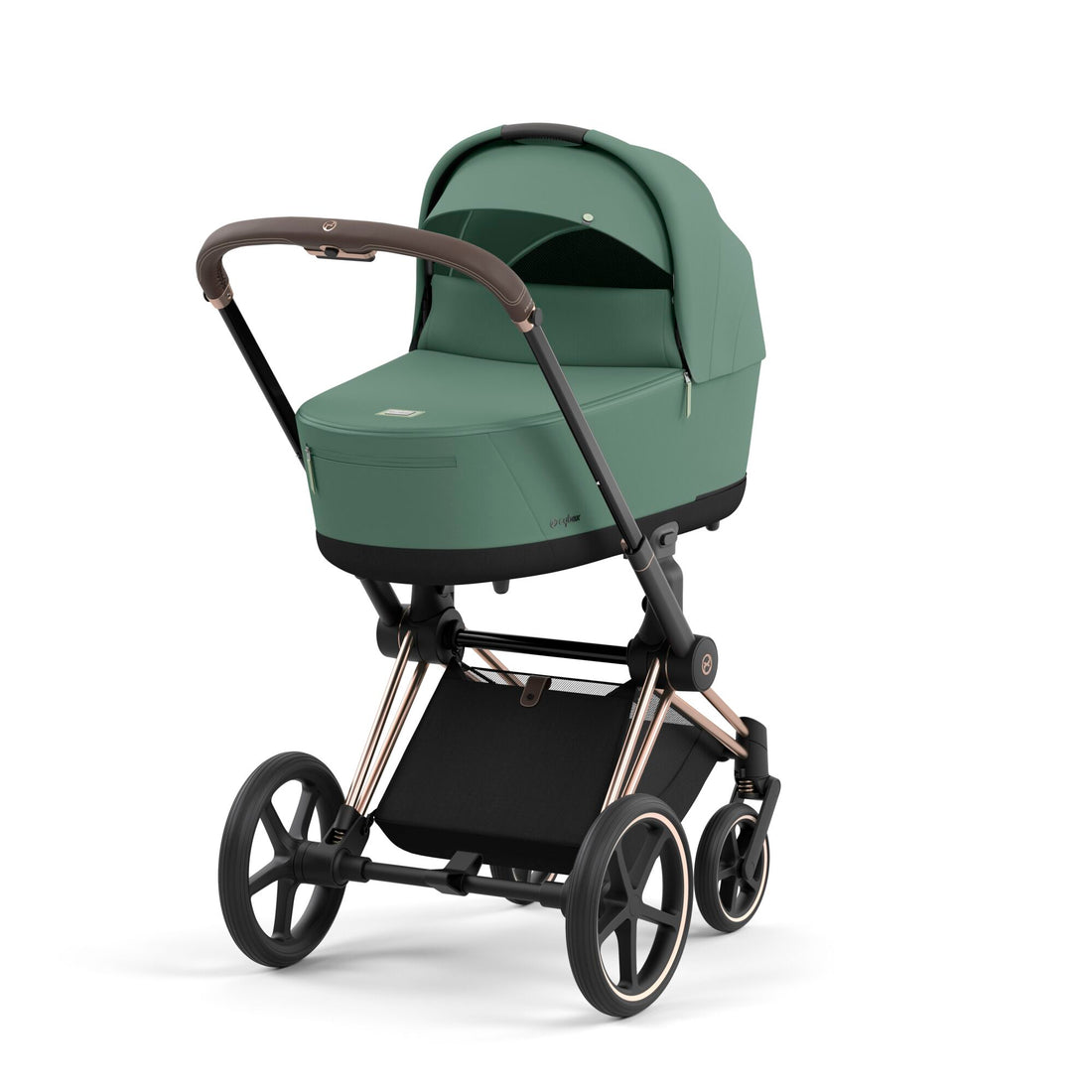Cybex Kinderwagen Priam Rosé Gold / Leaf Green