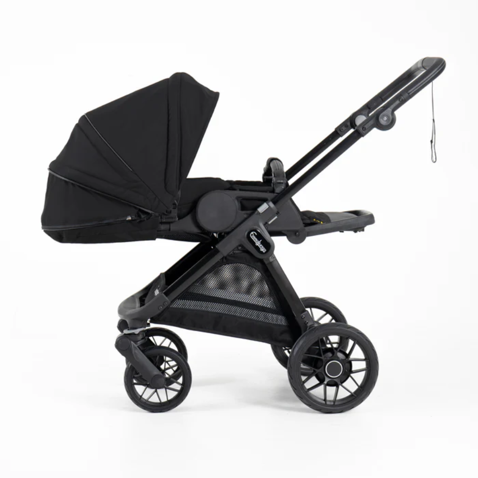 Kinderwagen SENTO FLAT+ Urban Black EMMALJUNGA flach mit Sonnenschutz | Kinderwagen kaufen 1010 Wien 