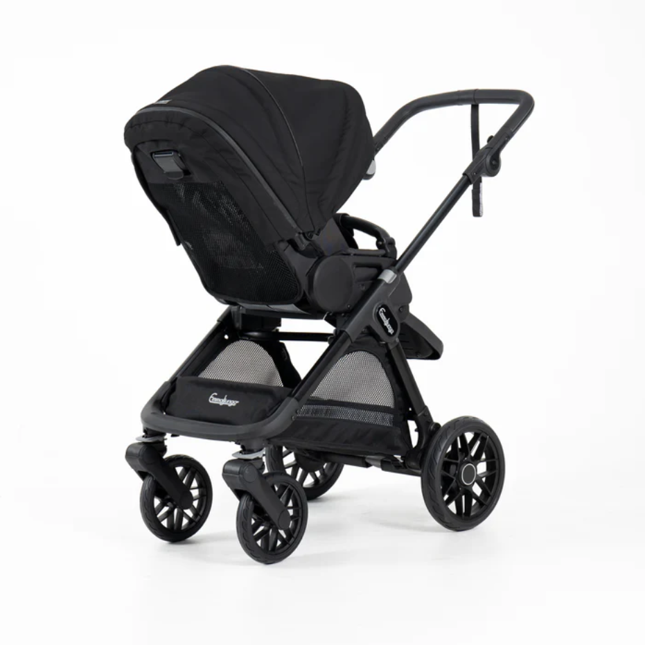 Kinderwagen SENTO FLAT+ Urban Black EMMALJUNGA Sportsitz mit Sonnensegel | Kinderwagen kaufen 1010 Wien 