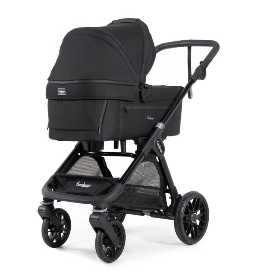 Kinderwagen SENTO FLAT+ Urban Black EMMALJUNGA im Set mit Sportsitz | Kinderwagen kaufen 1010 Wien 