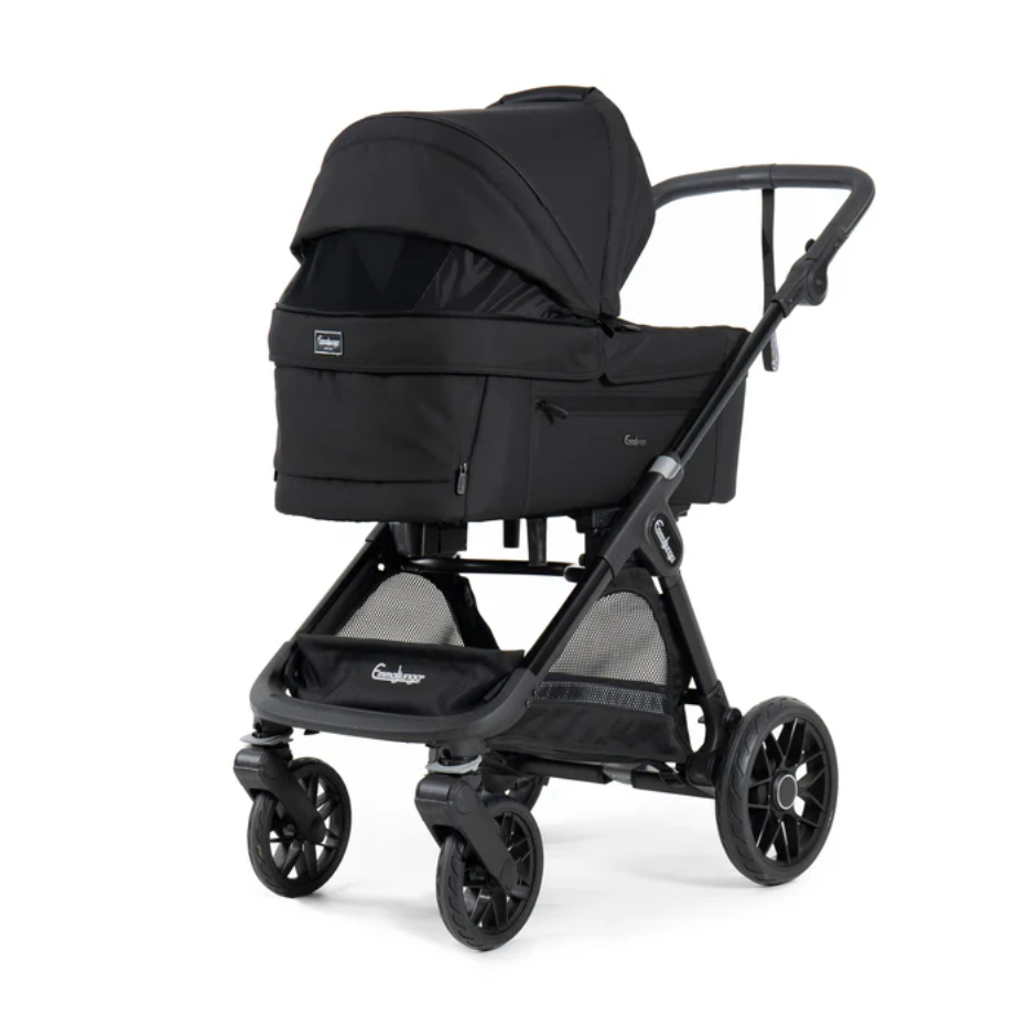 Kinderwagen SENTO FLAT+ Urban Black EMMALJUNGA mit Panoramafenster | Kinderwagen kaufen 1010 Wien 