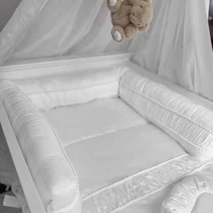 LUI e LEI Bettumrandung PEARL weiß 210cm