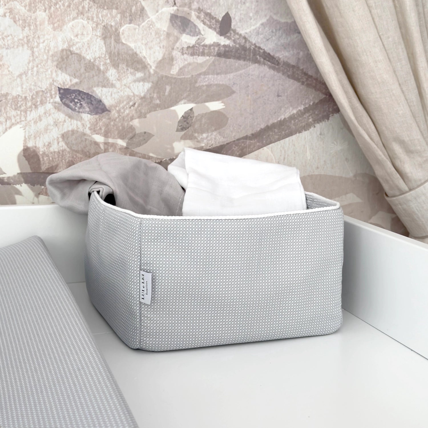 LUI e LEI Stoffkorb ELEGANCE Dreamy Grey