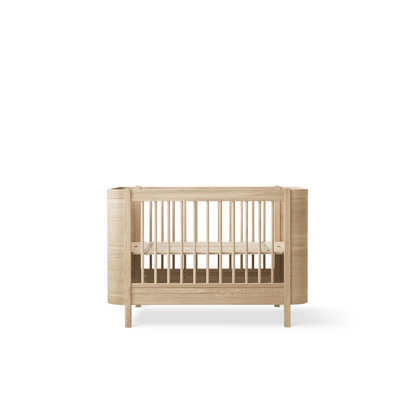 Oliver Furniture Wood Mini+ Babybett EICHE inkl. Umbauset für Juniorbett