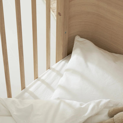 Oliver Furniture Wood Mini+ Babybett EICHE inkl. Umbauset für Juniorbett