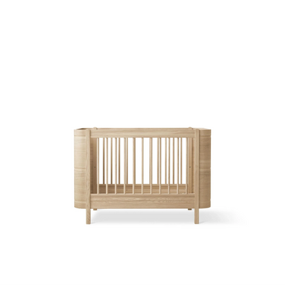 Oliver Furniture Wood Mini+ Babybett EICHE inkl. Umbauset für Juniorbett