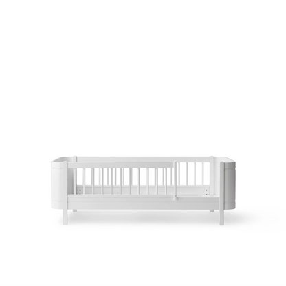 Oliver Furniture Wood Mini+ Babybett WEISS inkl. Umbauset für Juniorbett