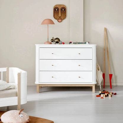 Oliver Furniture Wood Kommode WEISS / EICHE