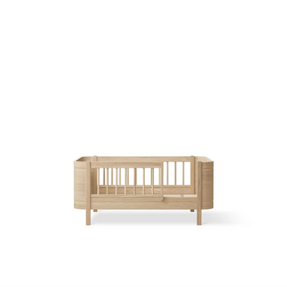 Oliver Furniture Wood Mini+ Babybett EICHE inkl. Umbauset für Juniorbett