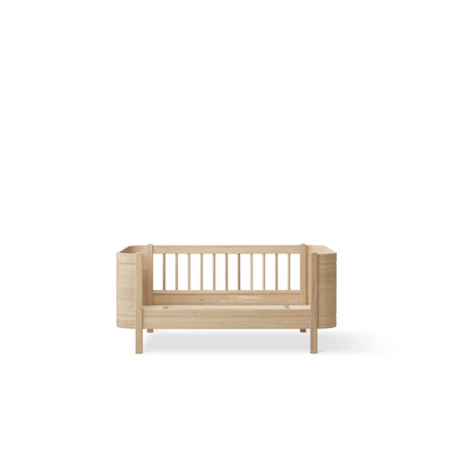 Oliver Furniture Wood Mini+ Babybett EICHE inkl. Umbauset für Juniorbett
