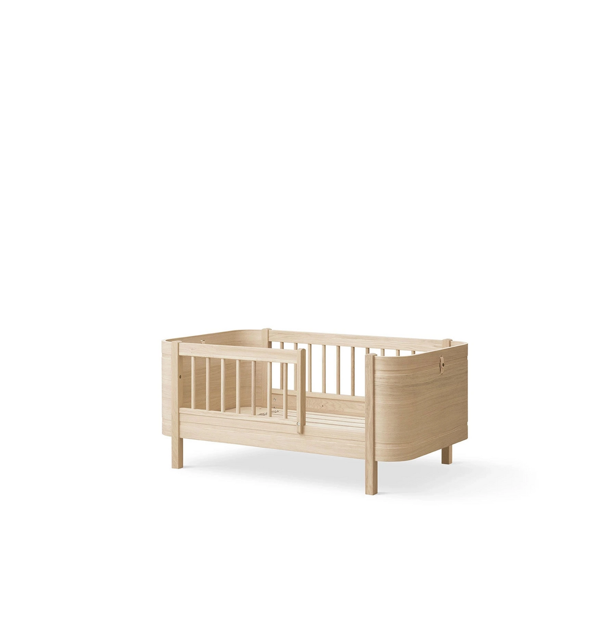Oliver Furniture Wood Mini+ Babybett EICHE inkl. Umbauset für Juniorbett