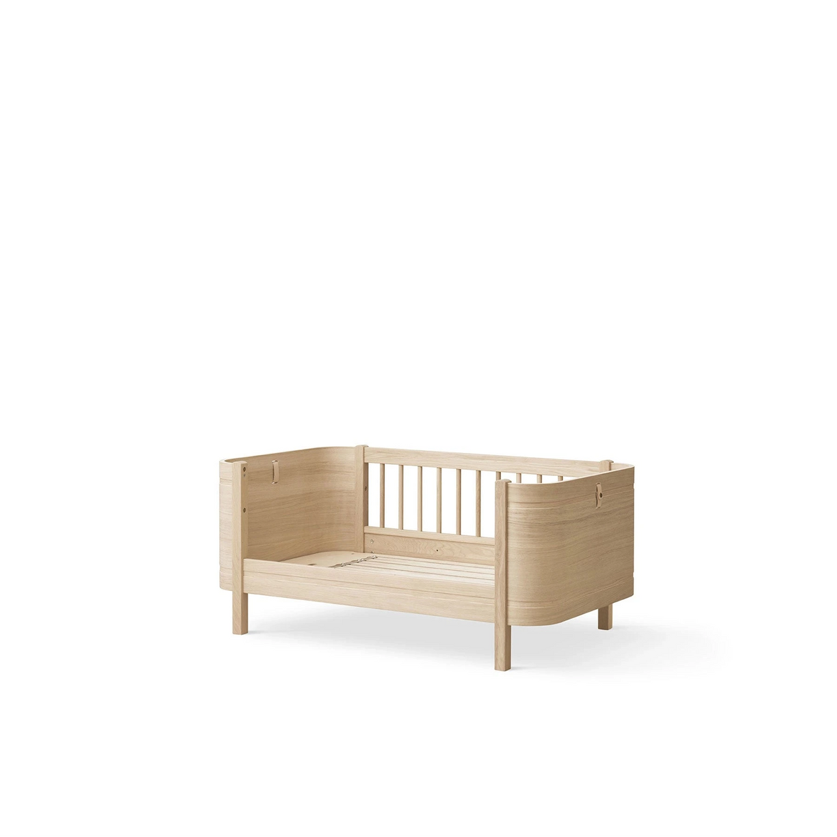 Oliver Furniture Wood Mini+ Babybett EICHE inkl. Umbauset für Juniorbett