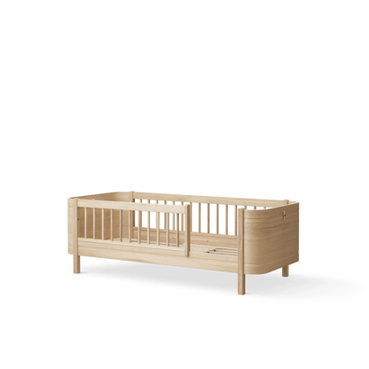 Oliver Furniture Wood Mini+ Babybett EICHE inkl. Umbauset für Juniorbett