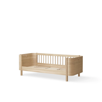 Oliver Furniture Wood Mini+ Babybett EICHE inkl. Umbauset für Juniorbett