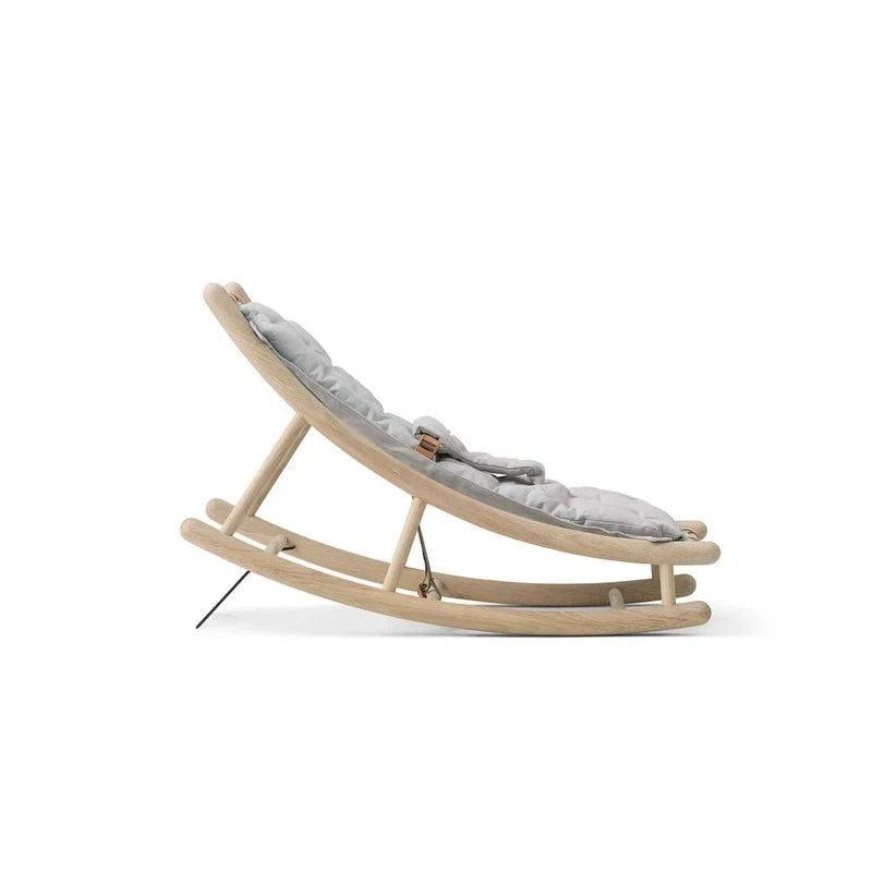 Oliver Furniture Baby- &amp; Kleinkindwippe WOOD in EICHE / GRAU