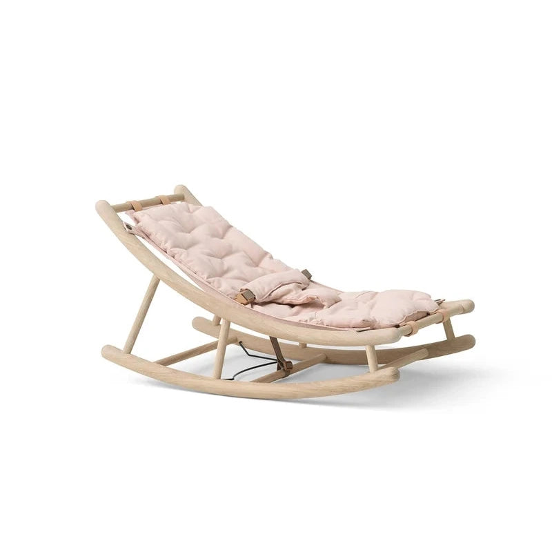 Oliver Furniture Baby- &amp; Kleinkindwippe WOOD in EICHE / ROSA