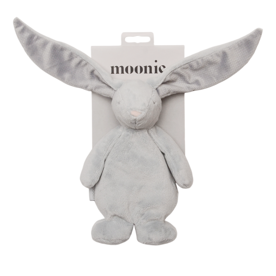 Mini Moonie Hase silver mit grauen Ohren 
