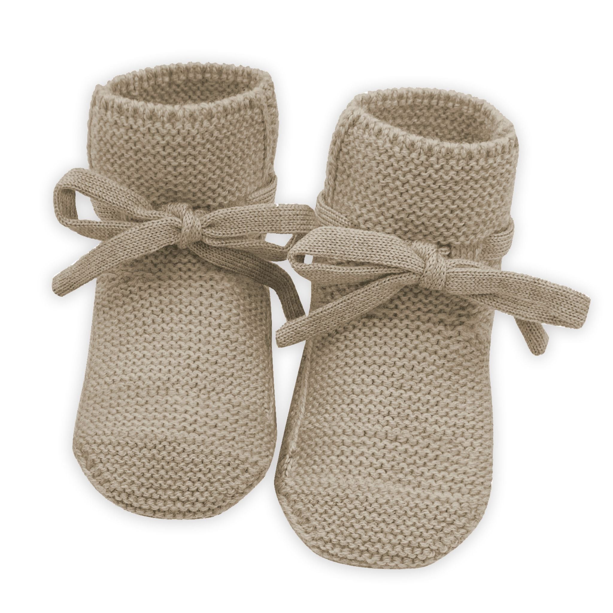 Lille Toni Babyschuhe Merinowolle sand