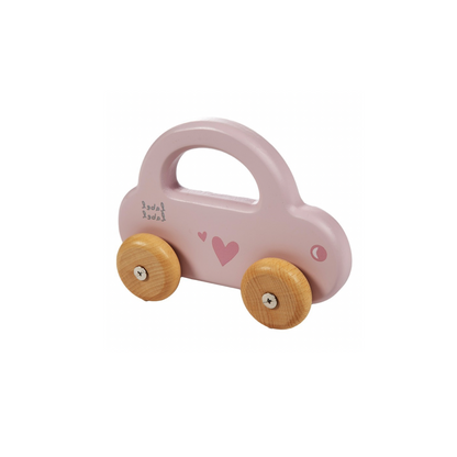Kinder Holzauto rosa