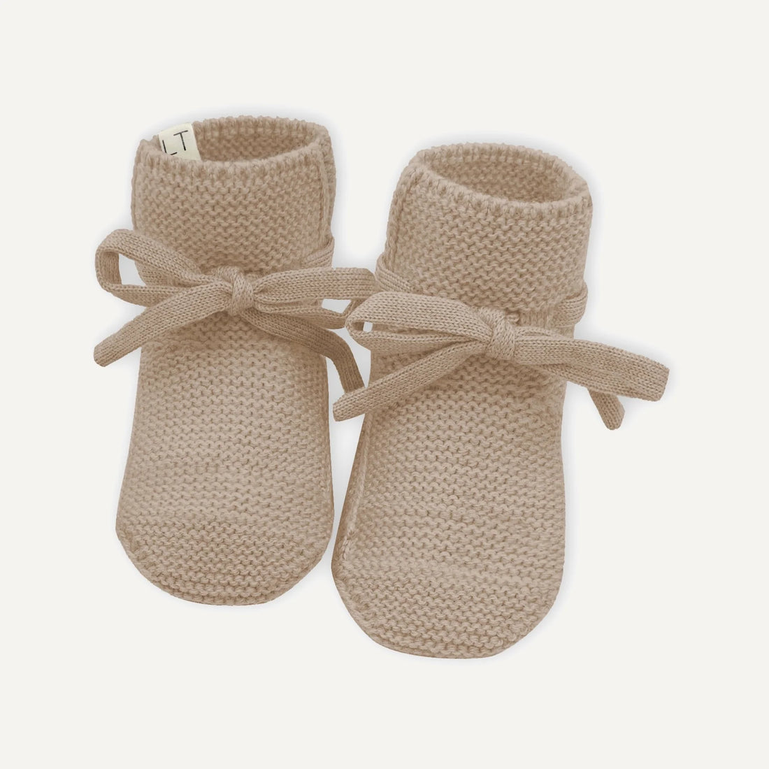 Babyschuhe aus Merinowolle - sand