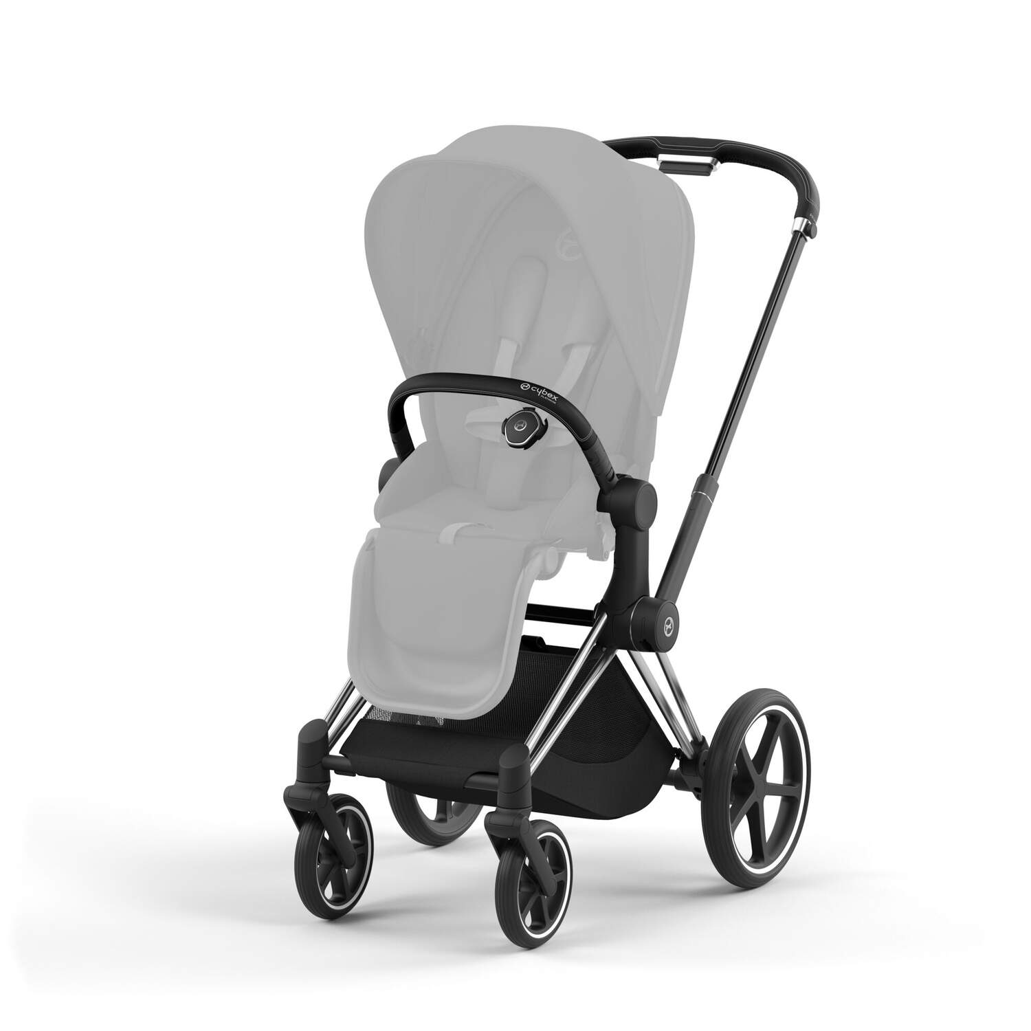 Priam Rahmen chrome / black
