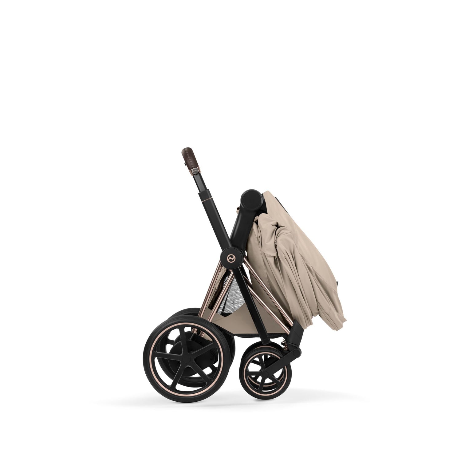 Cybex Kinderwagen Priam 5.0 STYLE rosegold / cozy beige – harmony ambiente