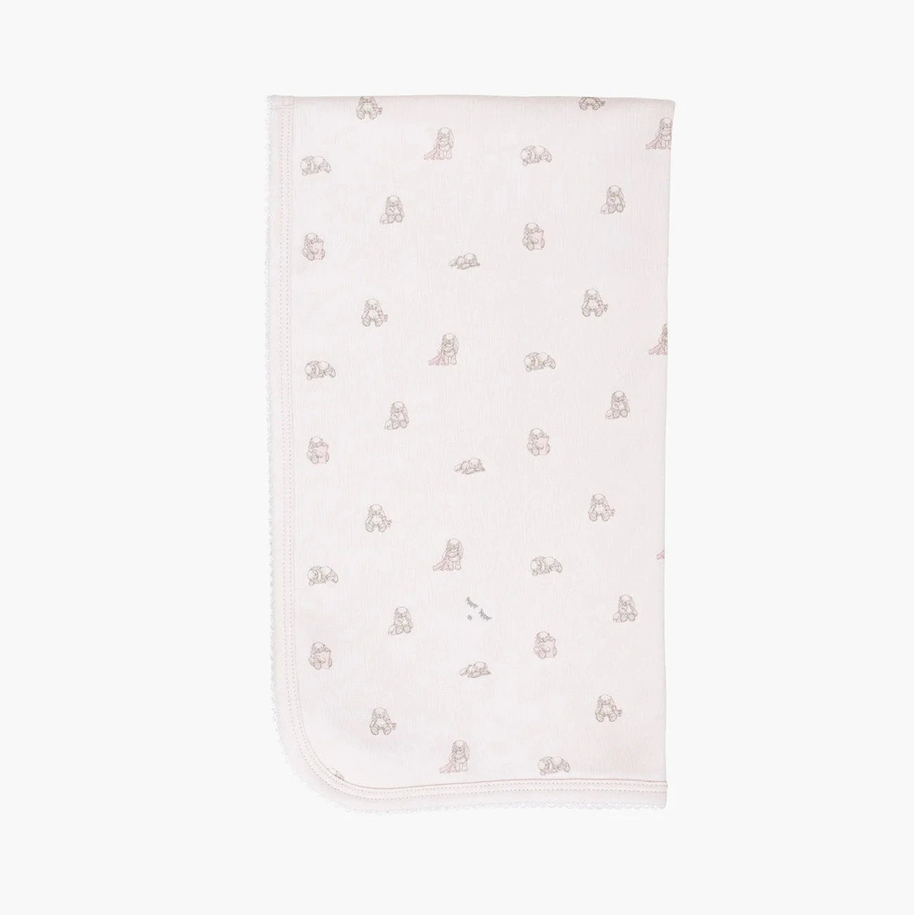 Livly Baby Pucktuch Bunny Marley rosa mit Hasen-Muster