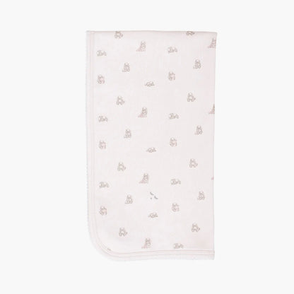 Livly Baby Pucktuch Bunny Marley rosa mit Hasen-Muster