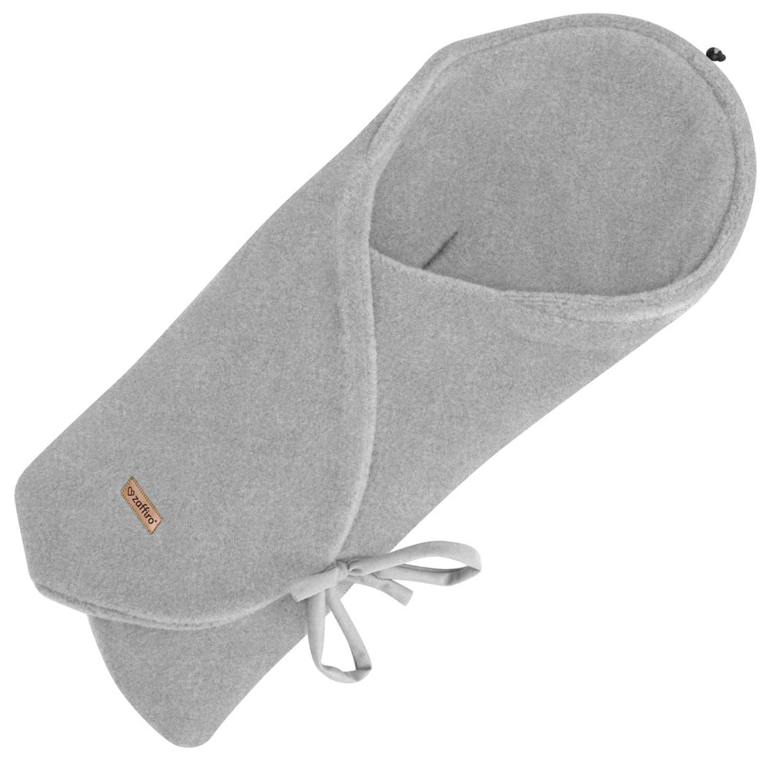 Einschlagdecke aus Schurwolle grau - für Babyschale &amp; Kinderwagen