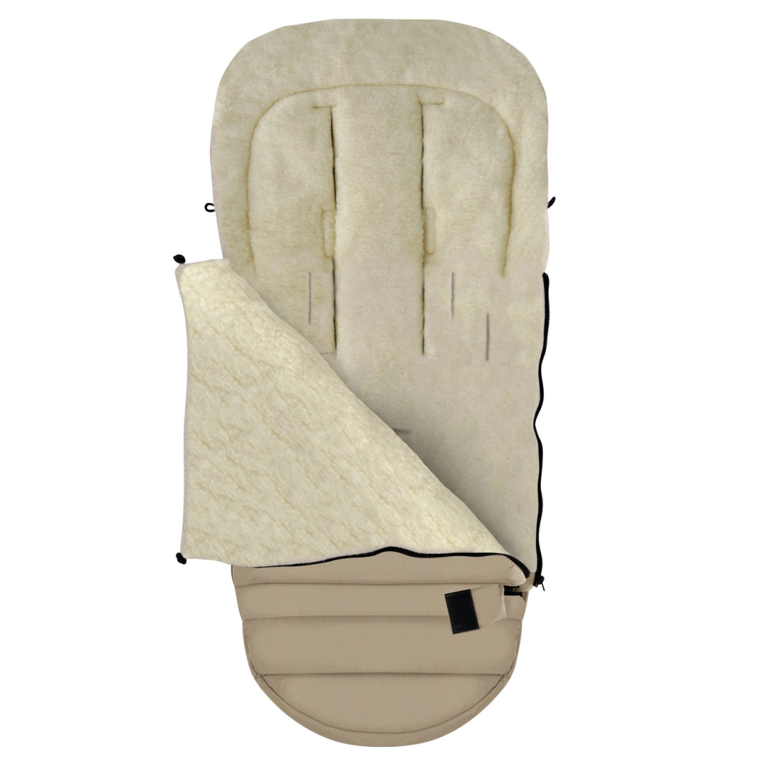 Fußsack iGrow Nordico beige von Zaffiro - Offen