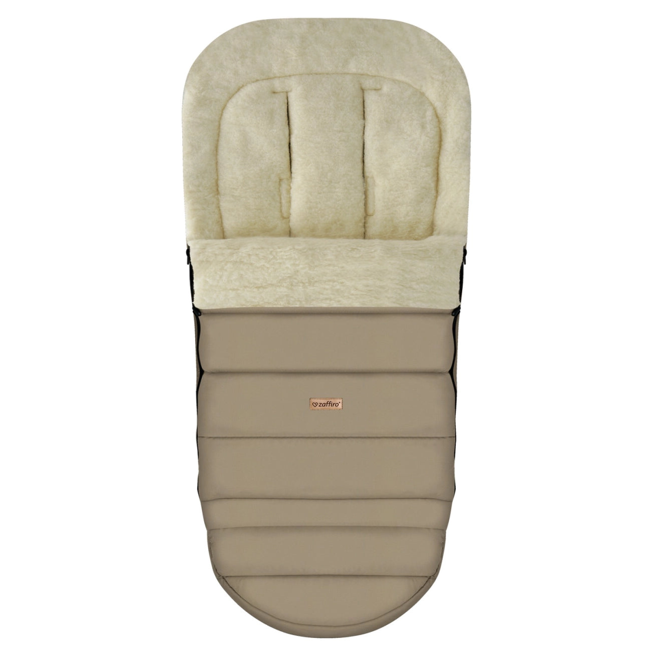 Fußsack iGrow Nordico beige von Zaffiro - Vorderseite