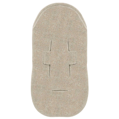 Mini Fußsack aus Premium-Schafwolle beige