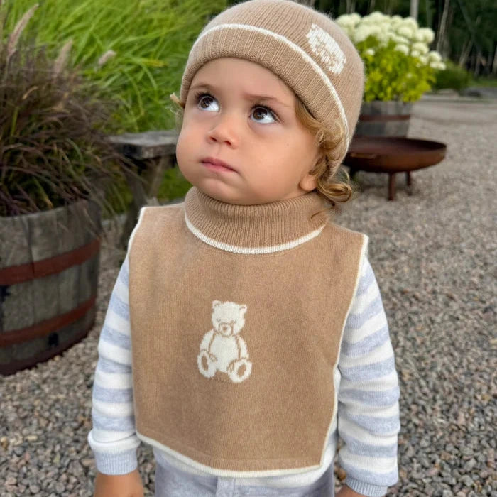 Baby Kinder Halswärmer Schal Teddy aus Kaschmir