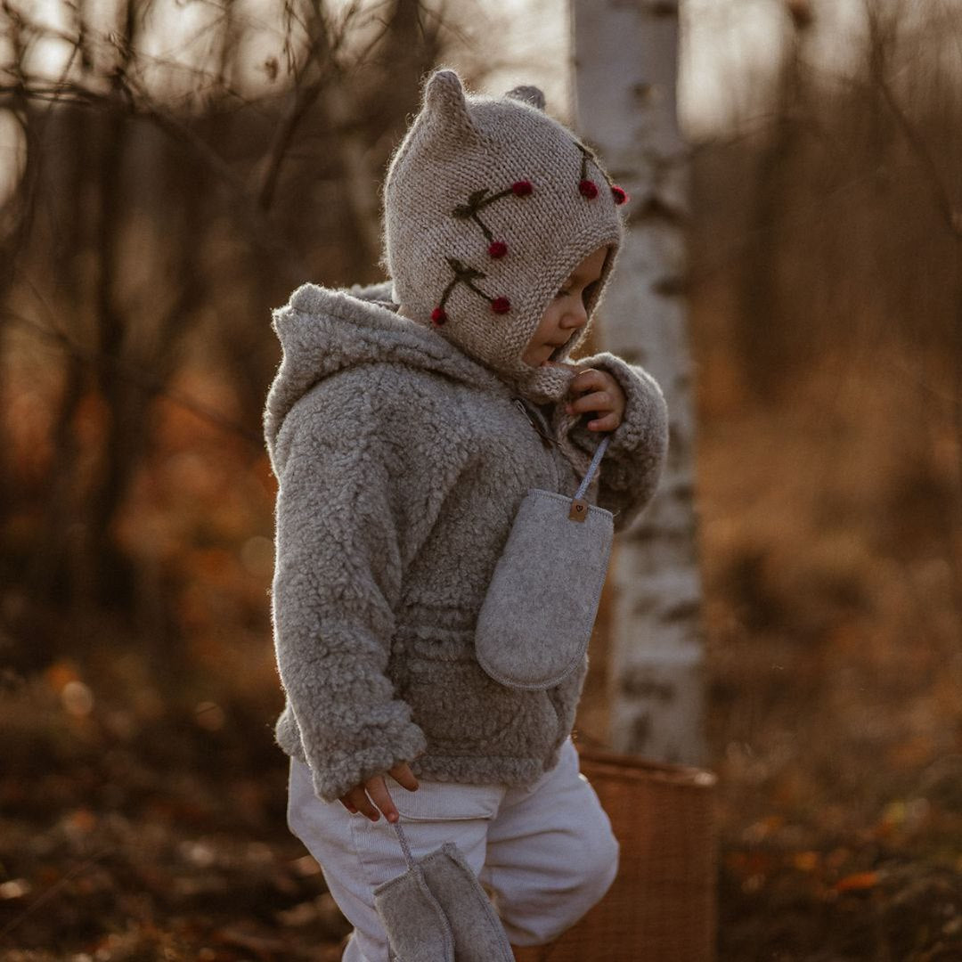 handschuhe aus schafwolle Kinder Handschuhe aus Schafwolle grau – harmony ambiente