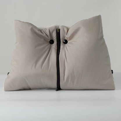 Handwärmer Aspen mit Premium-Schafwolle - beige