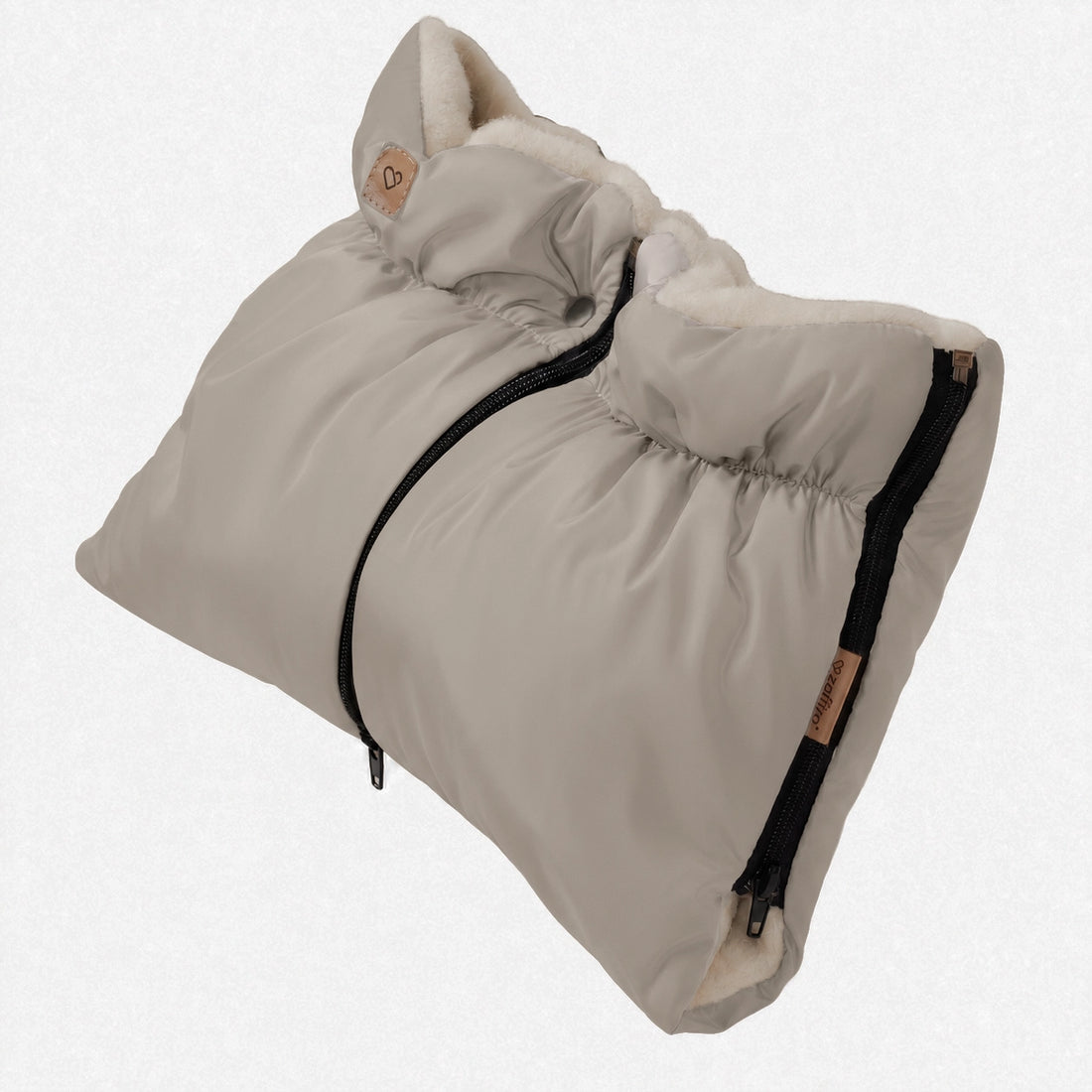 Handwärmer Aspen mit Premium-Schafwolle - beige