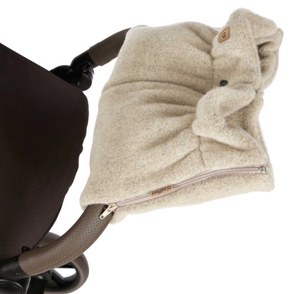 Handwärmer aus Premium-Schafwolle beige