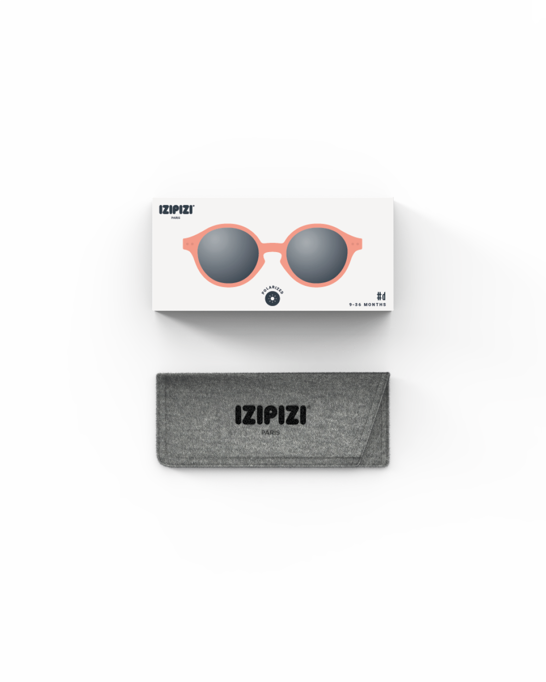 IZIPIZI Kinder Sonnenbrille 9-36 Monate apricot - Verpackung