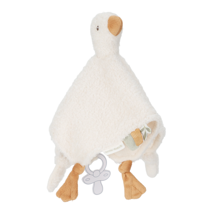Kuscheltuch Baby Goose mit Schnullerband