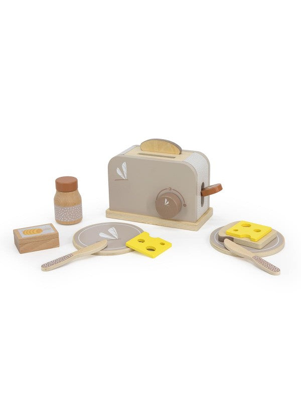Kinder Toaster aus Holz nougat ab 3 Jahren