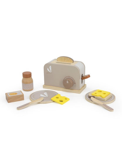Kinder Toaster aus Holz nougat ab 3 Jahren