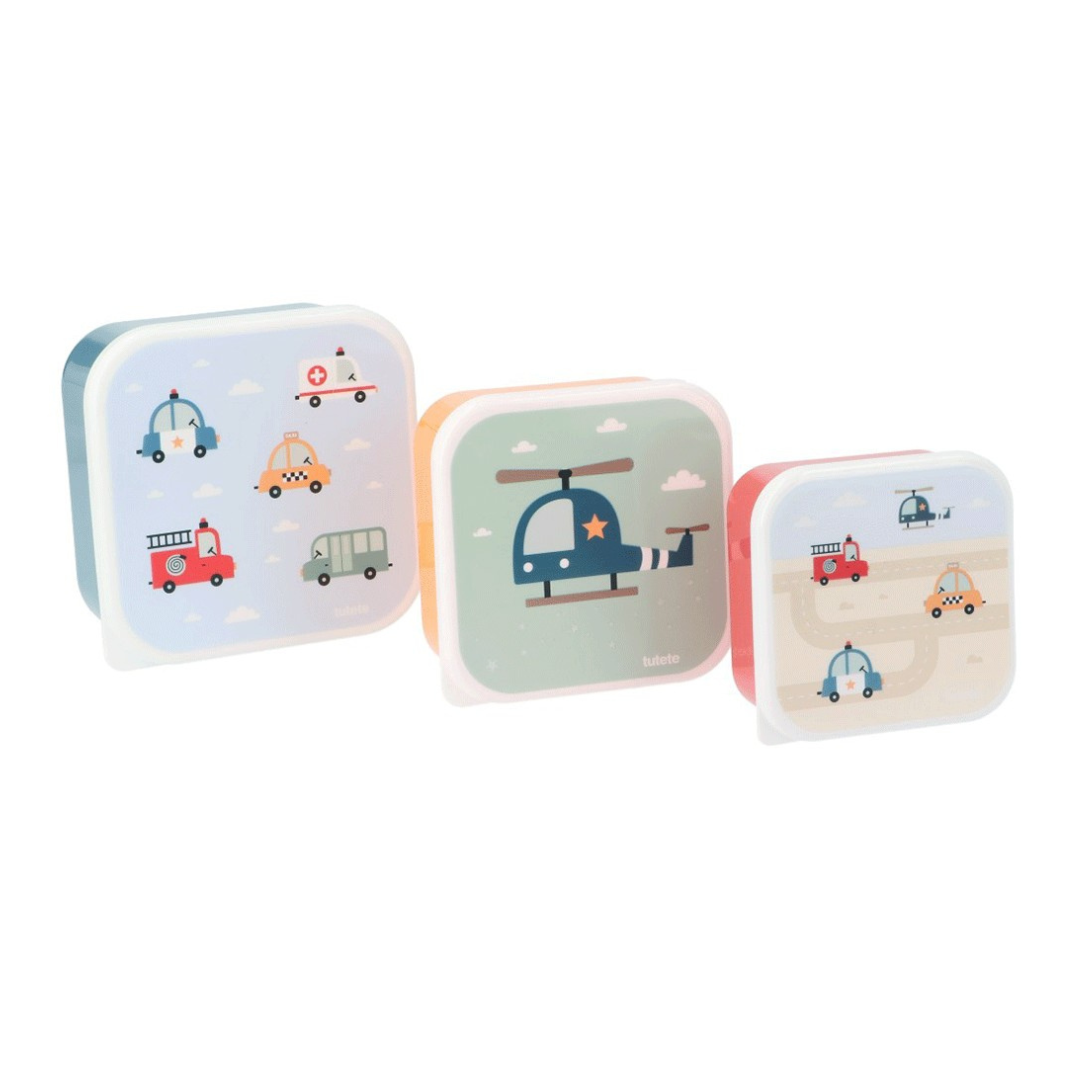 Jausenbox Set CITY CARS